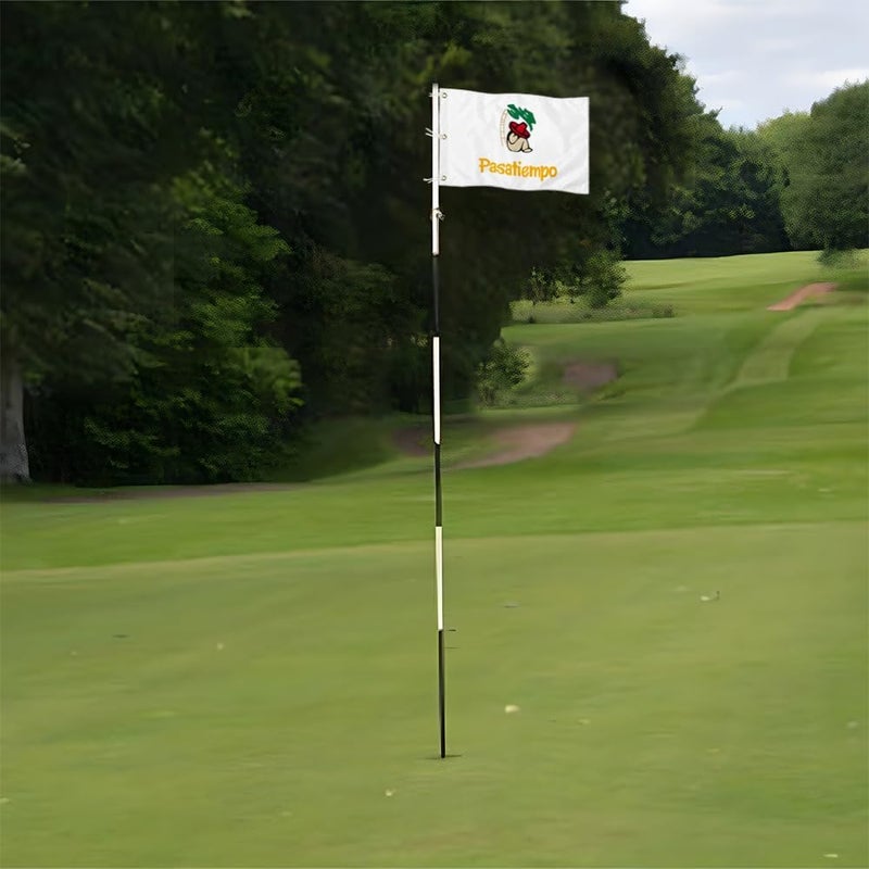2BUT Pasatiempo Golf Club Golf Pin PGA Flag Practic Putting Green Golf Flag For Backyard Garden Double-Sewn 600D Nylon Miniature Pin Flag (20"X13" Grommet) - Image 5